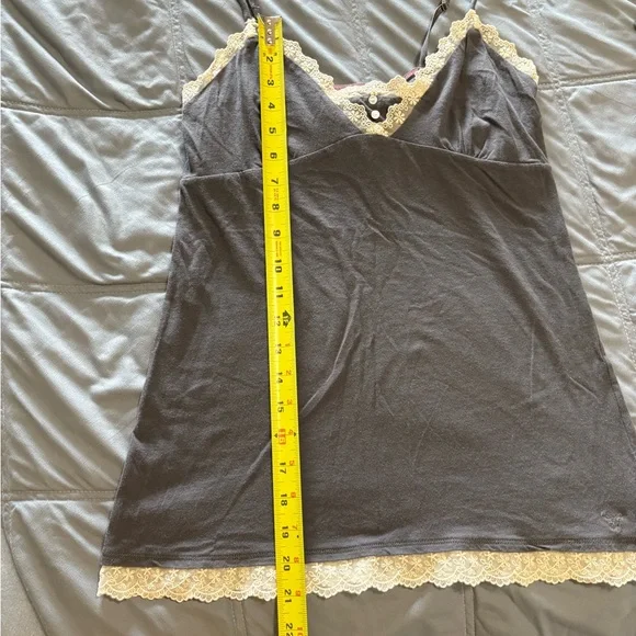 American Eagle Outfitters Lace-Trimmed Tank Camisole Vintage AE - Picture 4 of 12